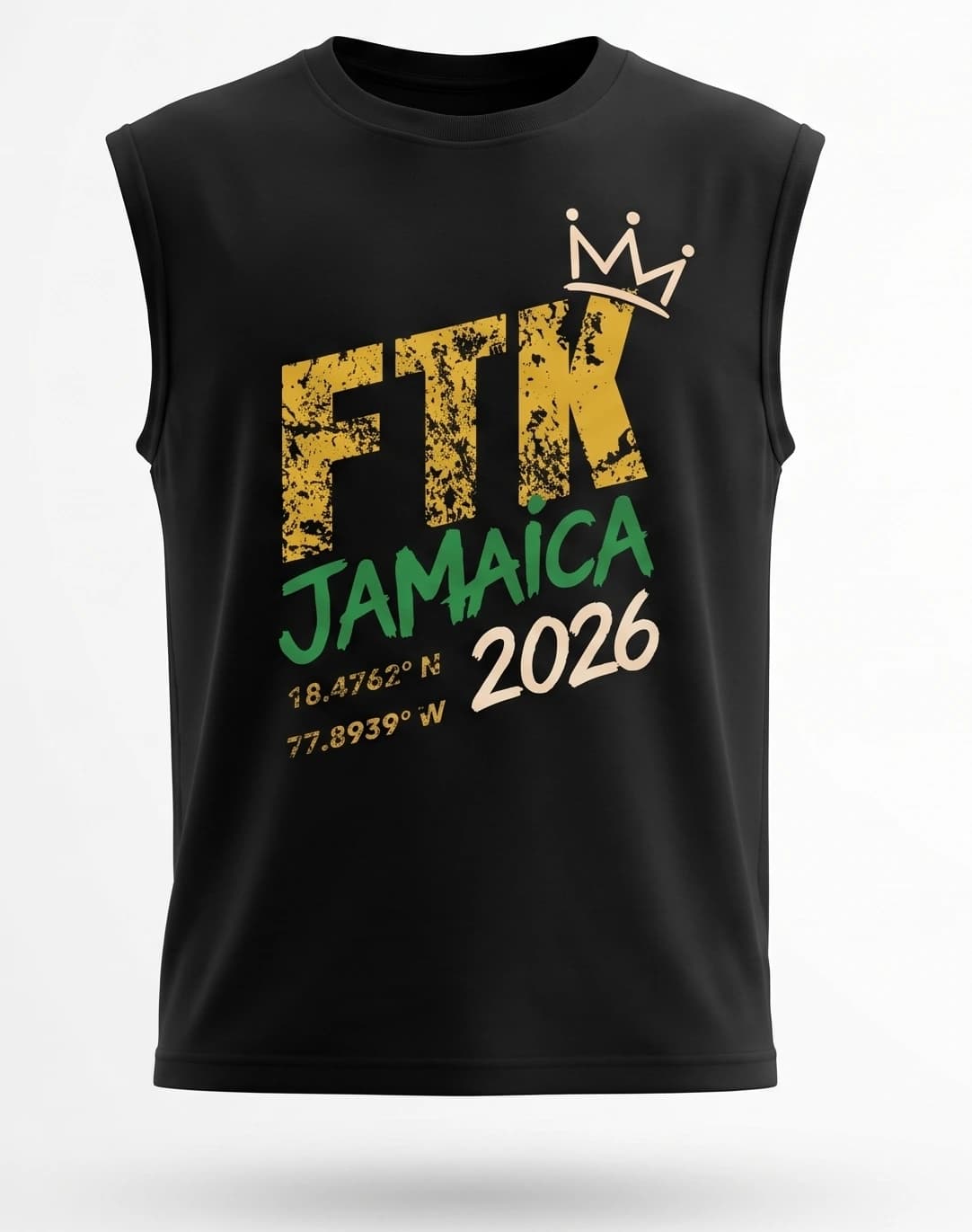Front view of the FTK Jamaica 2026 tank
